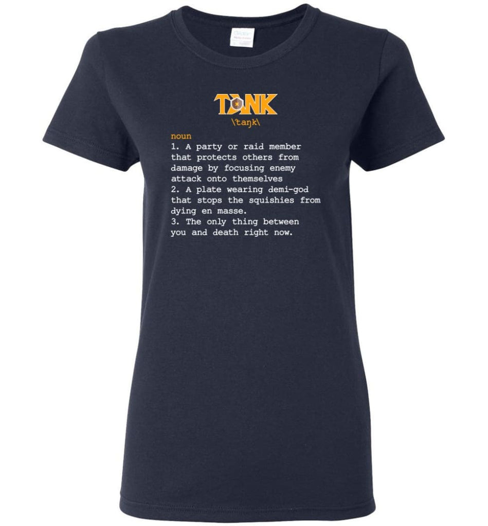 Tank Definition Tank Meaning Women Tee - Navy / M