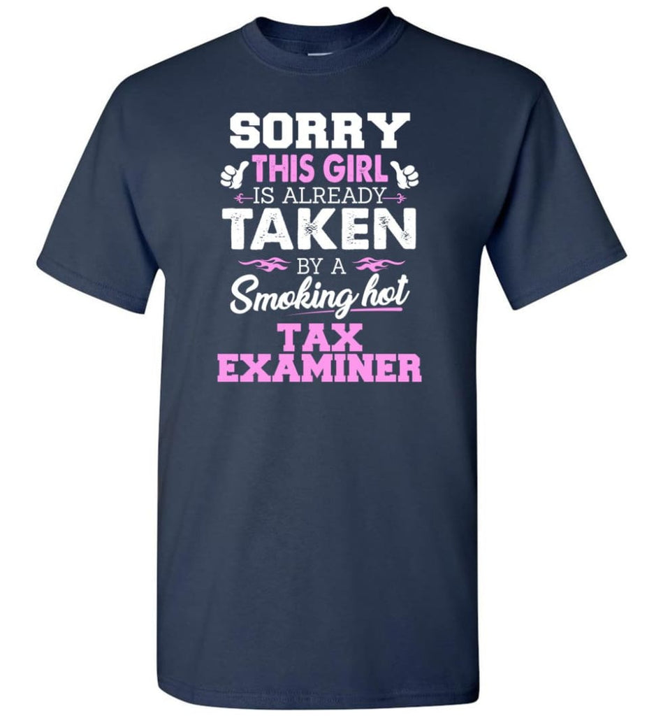 Tax Examiner Shirt Cool Gift for Girlfriend Wife or Lover - Short Sleeve T-Shirt - Navy / S