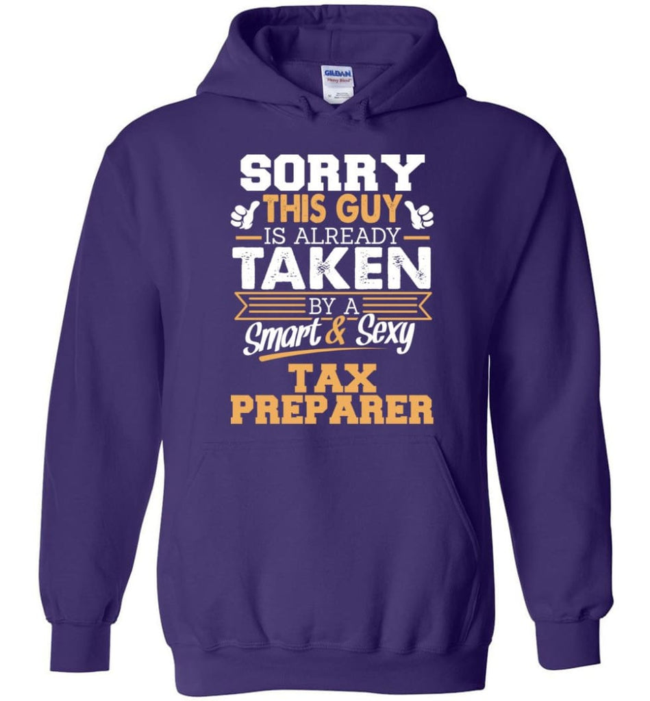 Tax Preparer Shirt Cool Gift for Boyfriend Husband or Lover - Hoodie - Purple / M