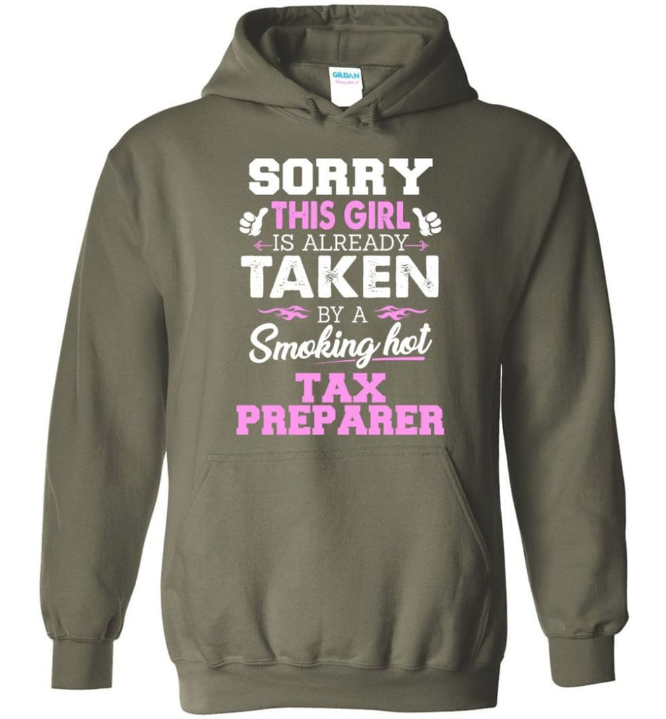 Tax Preparer Shirt Cool Gift for Girlfriend Wife or Lover - Hoodie - Military Green / M
