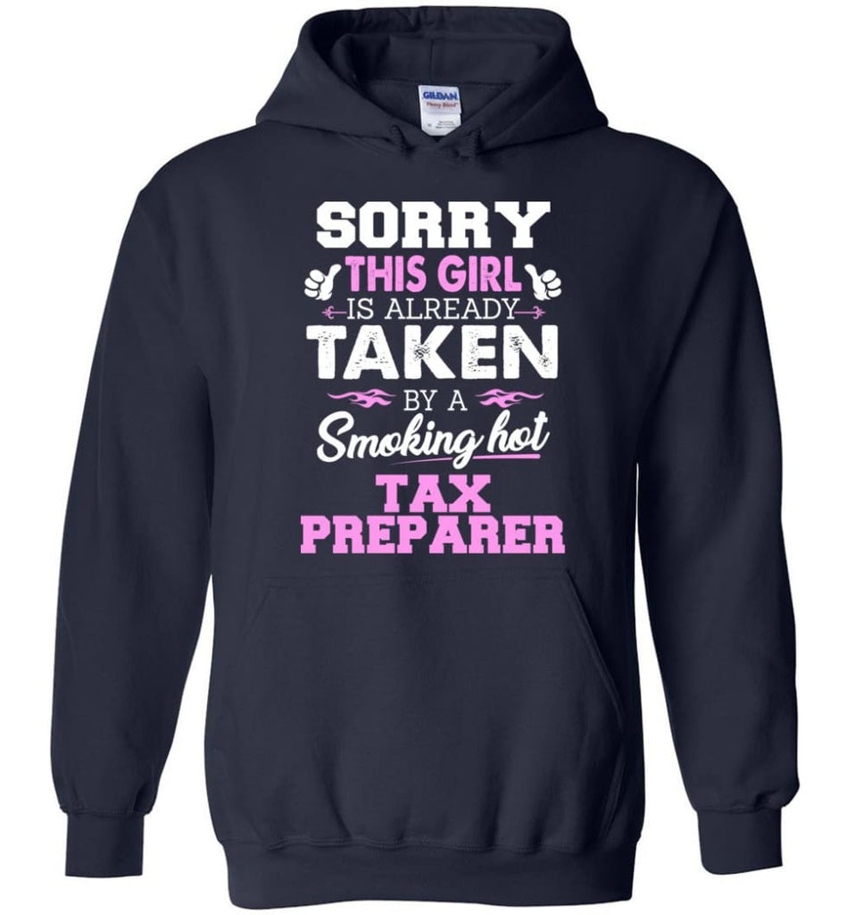 Tax Preparer Shirt Cool Gift for Girlfriend Wife or Lover - Hoodie - Navy / M
