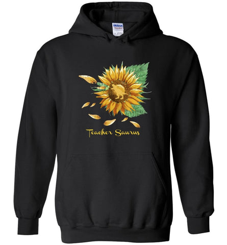 Teacher T Rex Teacher Dinosaur Saurus Teacher - Hoodie - Black / M - Hoodie