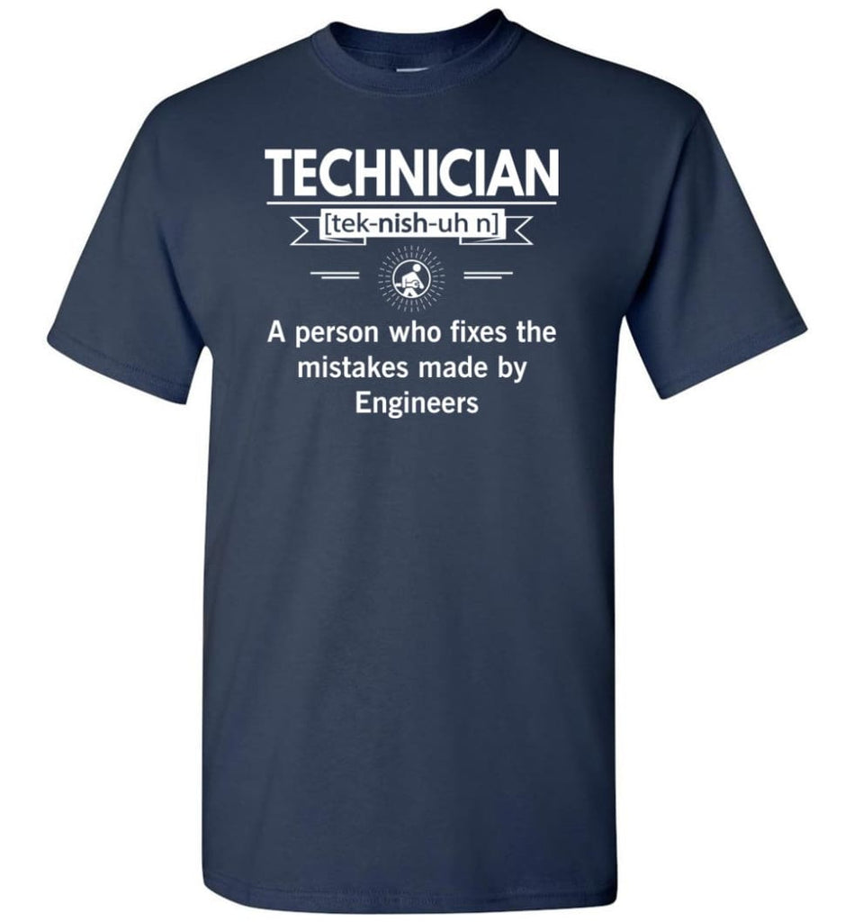 Technician Definition T-Shirt - Navy / S