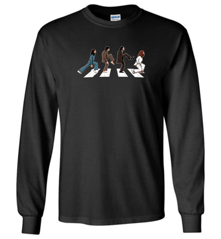The Beatles1 Abbey Road Silly Walks - Long Sleeve - Black / M - Long Sleeve