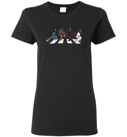 The Beatles1 Abbey Road Silly Walks - Women Tee - Black / M - Women Tee