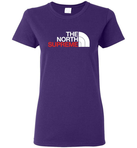 The North Face Supreme Women T-Shirt - Purple / M