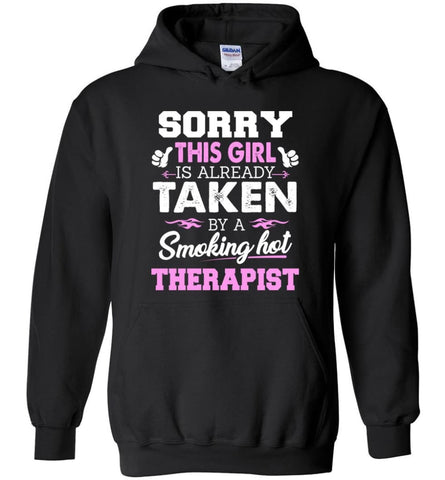 Therapist Shirt Cool Gift for Girlfriend Wife or Lover - Hoodie - Black / M