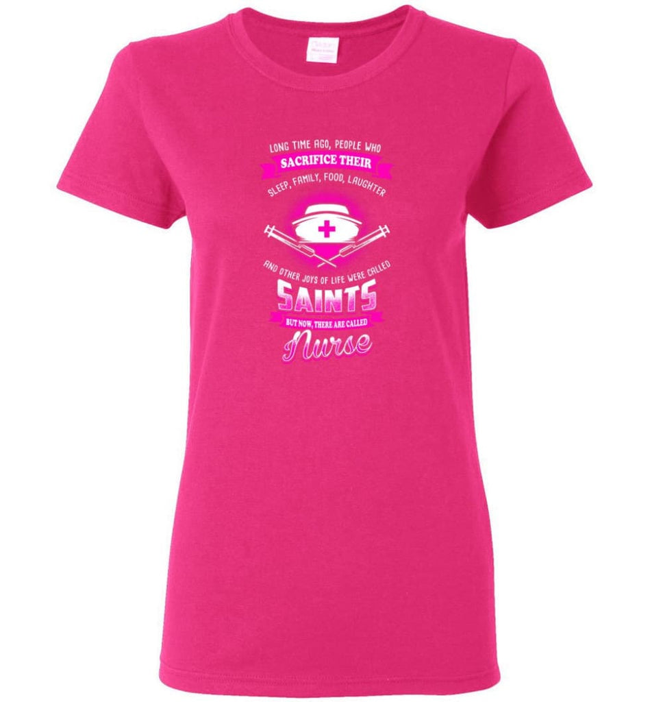 They are called Nurse Shirt Women Tee - Heliconia / M