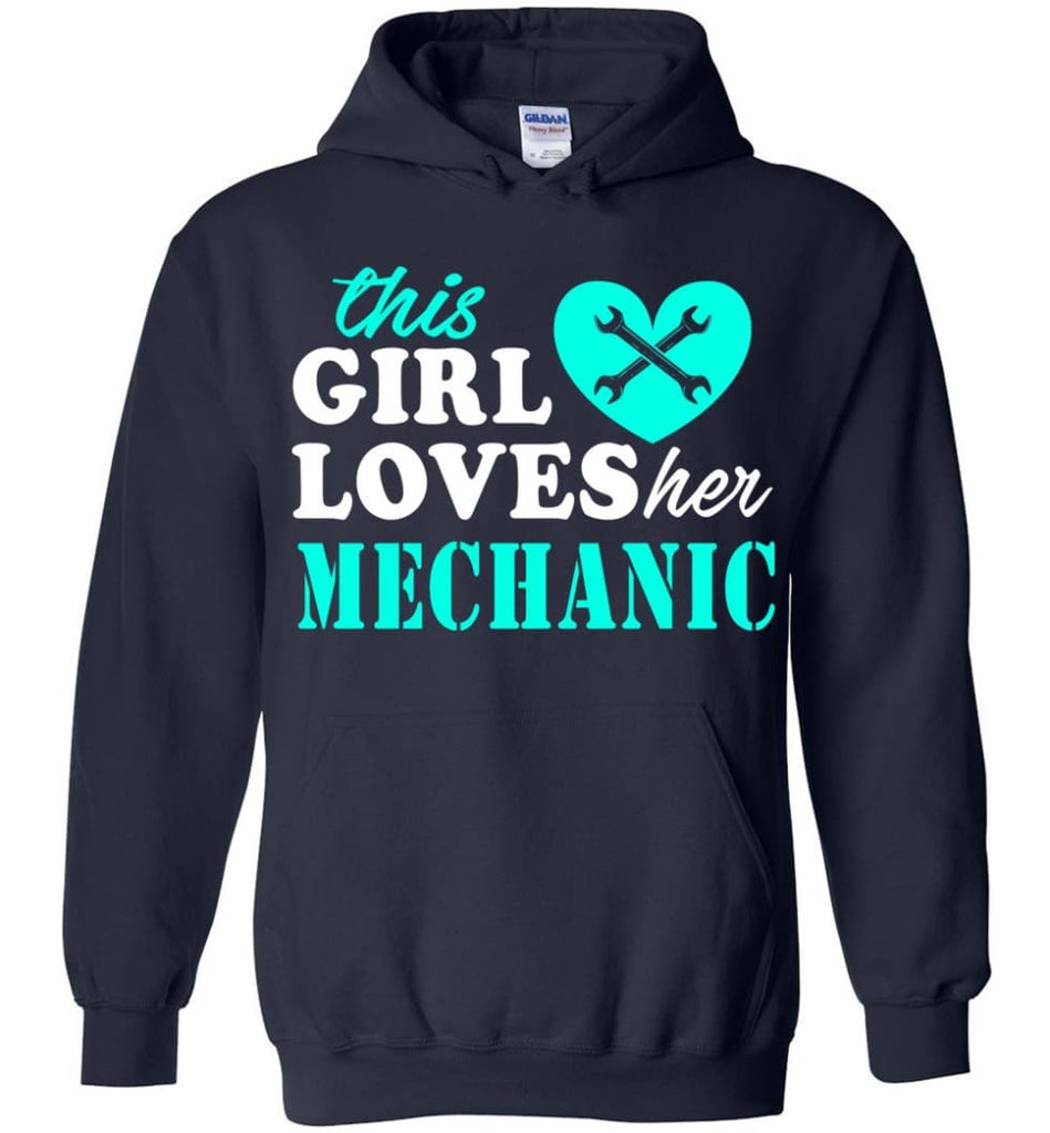 This girl loves top her mechanic hoodie