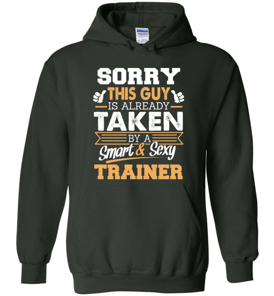 Trainer Shirt Cool Gift for Boyfriend Husband or Lover - Hoodie - Forest Green / M