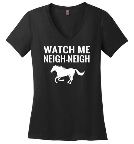 Triathlete Definition White Ladies V-Neck - Black / M