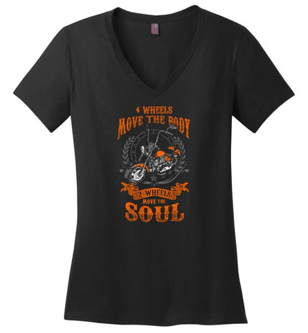 Truckers Dad Shirt Truckers Make The Best Dads Ladies V-Neck - Black / M