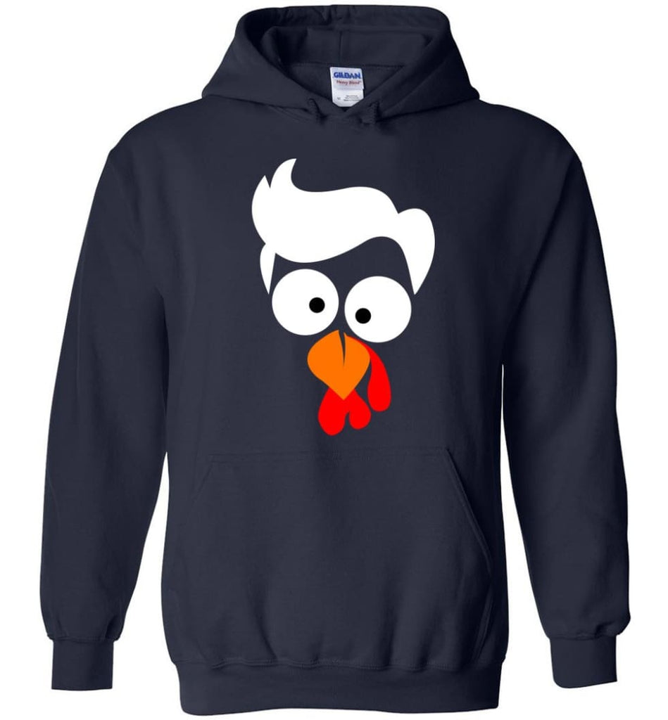 Turkey Face Lawyer Thanksgiving Gifts Hoodie - Navy / M