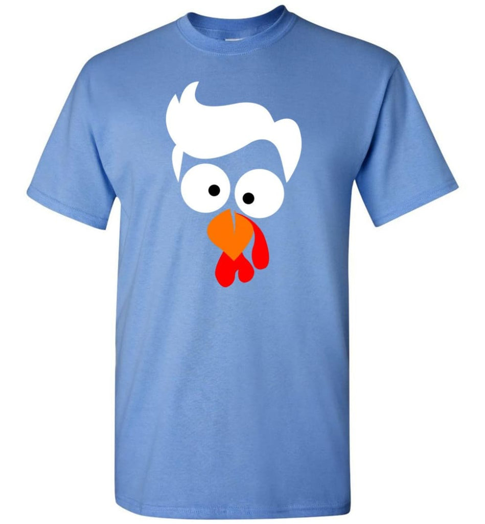 Turkey Face Lawyer Thanksgiving Gifts T-Shirt - Carolina Blue / S