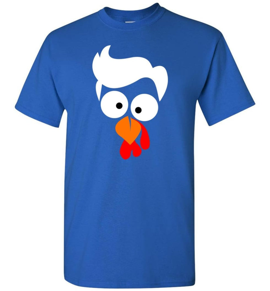Turkey Face Lawyer Thanksgiving Gifts T-Shirt - Royal / S