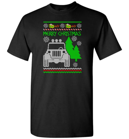 Ugly Christmas Jeep Sweater Jeep Sweatshirt Gift for Jeep Lover jeep life T-Shirt - Black / S