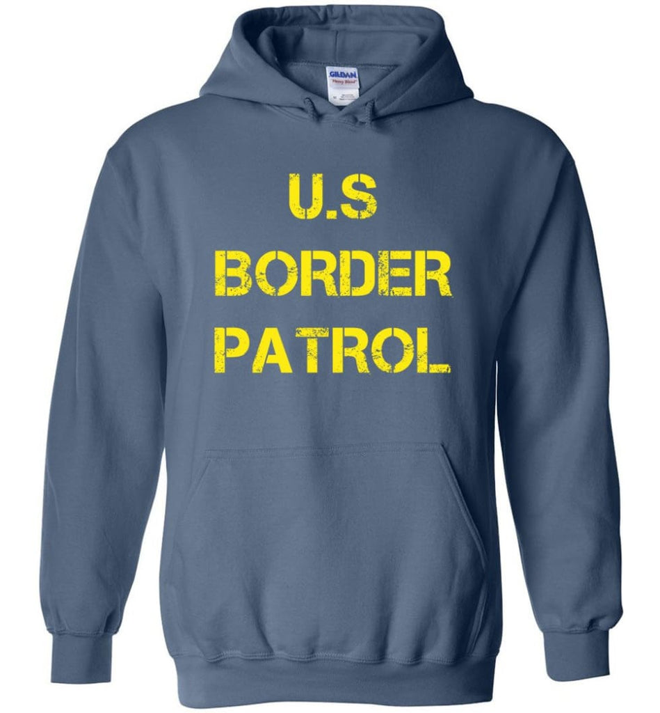 Us Border Patrol Hoodie - Indigo Blue / M