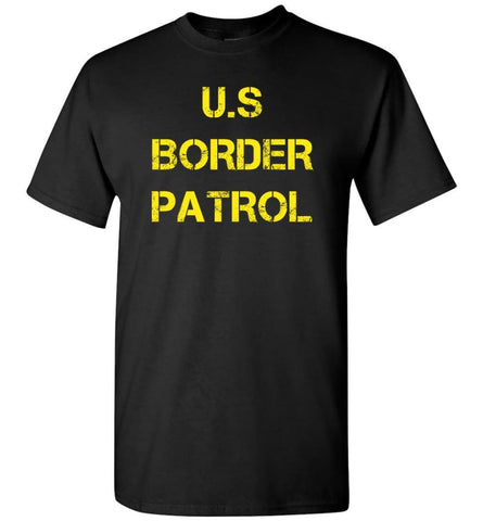 Us Border Patrol - Short Sleeve T-Shirt - Black / S