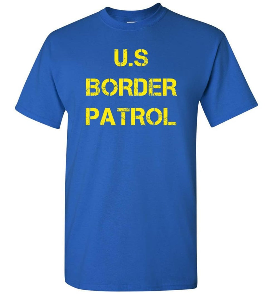 Us Border Patrol T-Shirt - Royal / S