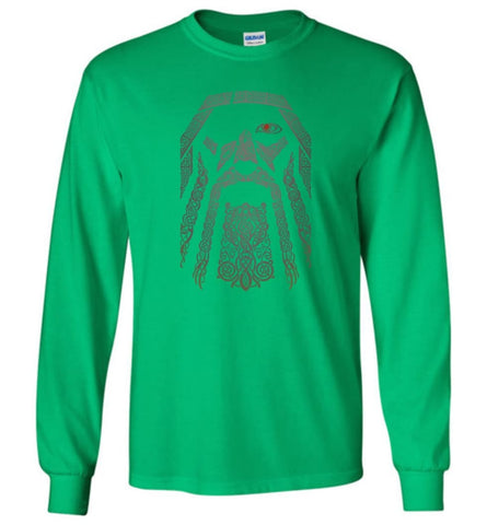 Valhalla Shirt Vikings Valhalla Shirt Welcome To Valhalla - Long Sleeve T-Shirt - Irish Green / M