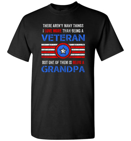 Veteran Grandpa T Shirt Combat Veteran Sweatshirt Proud Navy Grandpa T-Shirt - Black / S