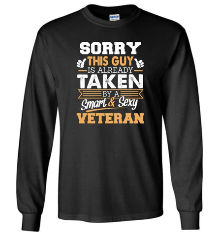 Veteran Shirt Cool Gift For Boyfriend Husband Long Sleeve - Black / M