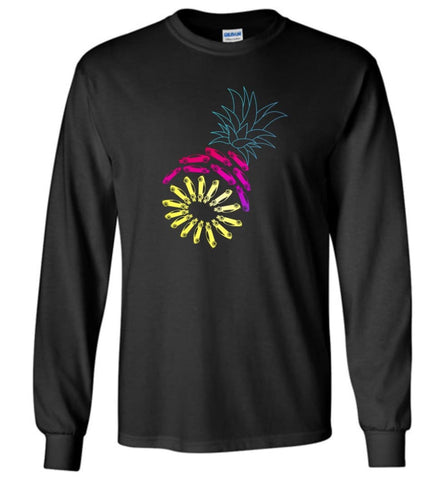 Vintage Car Pineapple Funny Graphic - Long Sleeve - Black / M - Long Sleeve