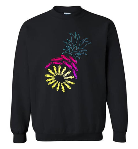 Vintage Car Pineapple Funny Graphic - Sweatshirt - Black / M - Sweatshirt