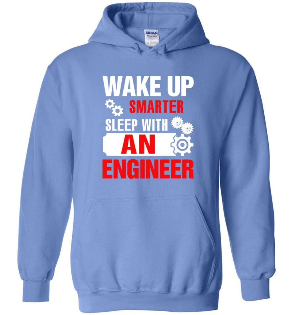 Wake Up Smarter Sleep With An Engineer Hoodie - Carolina Blue / M