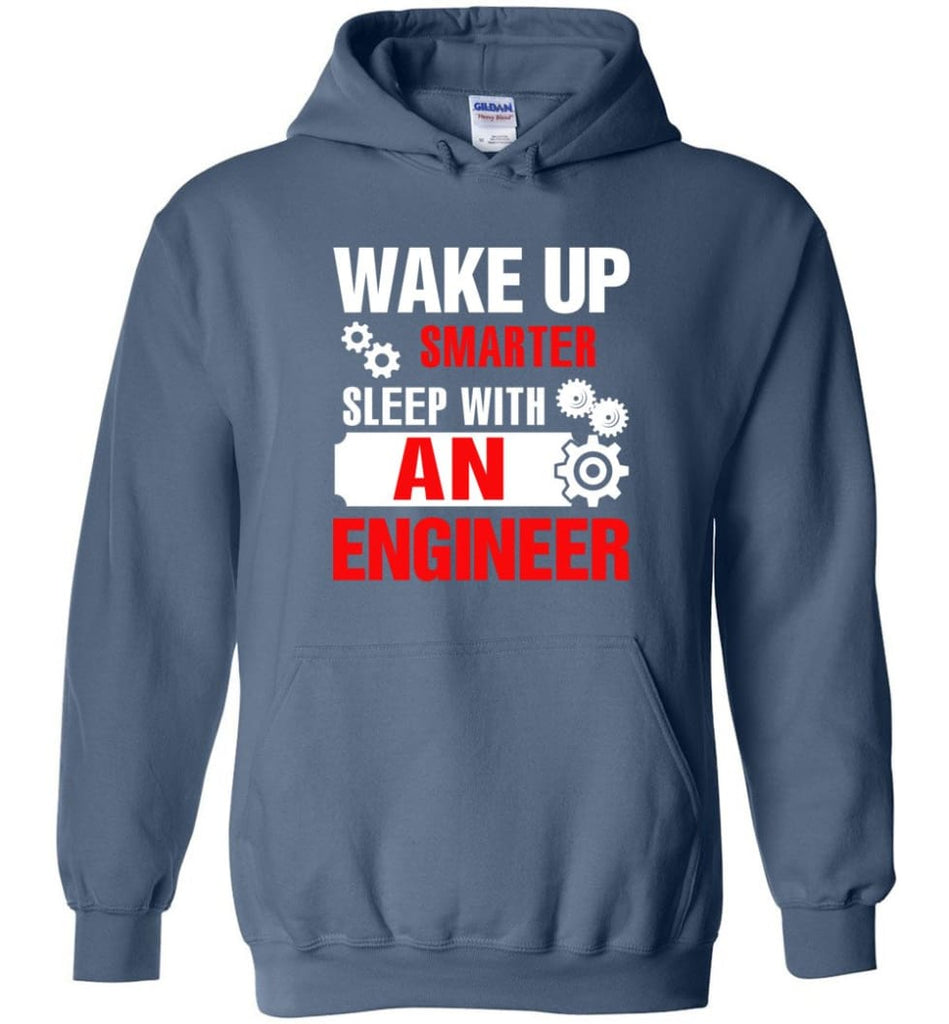 Wake Up Smarter Sleep With An Engineer Hoodie - Indigo Blue / M