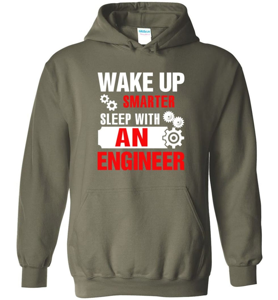 Wake Up Smarter Sleep With An Engineer Hoodie - Military Green / M