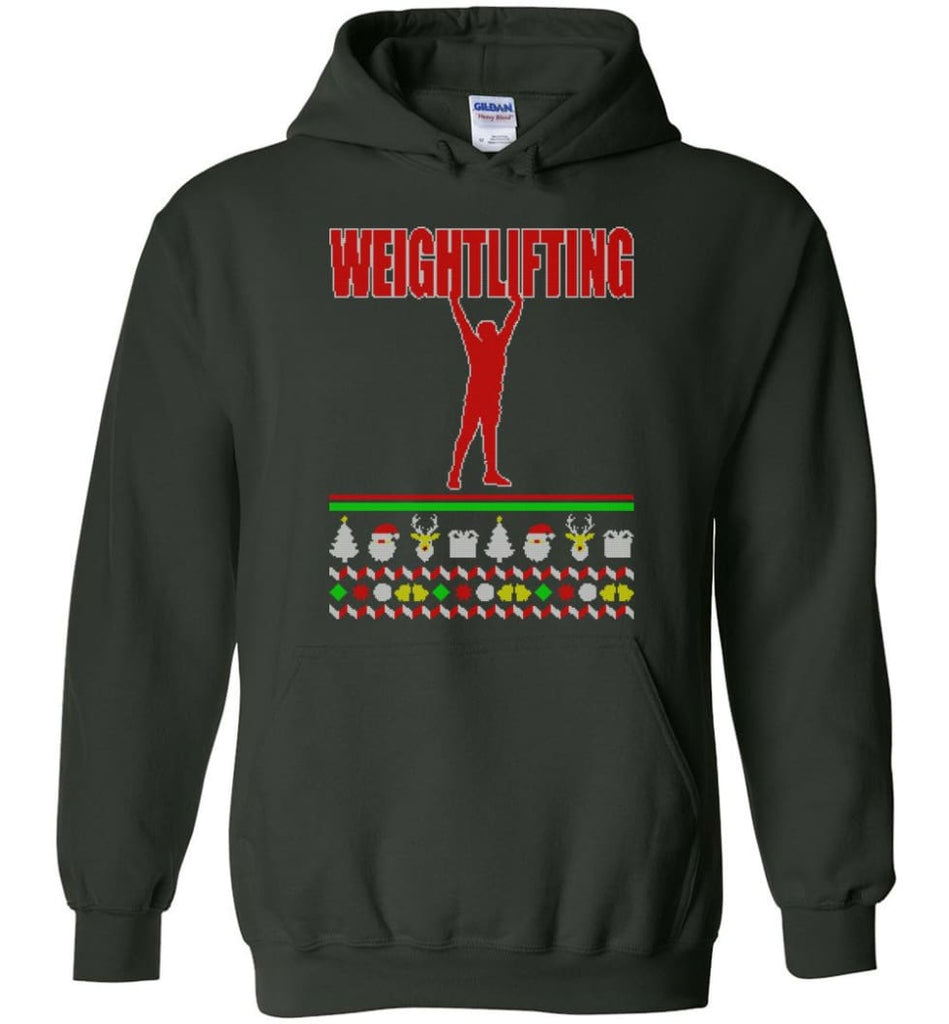 Weightlifting Ugly Hoodie - Forest Green / M