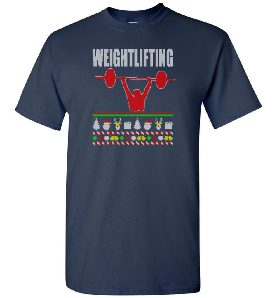 Weightlifting Ugly T-Shirt - Navy / S