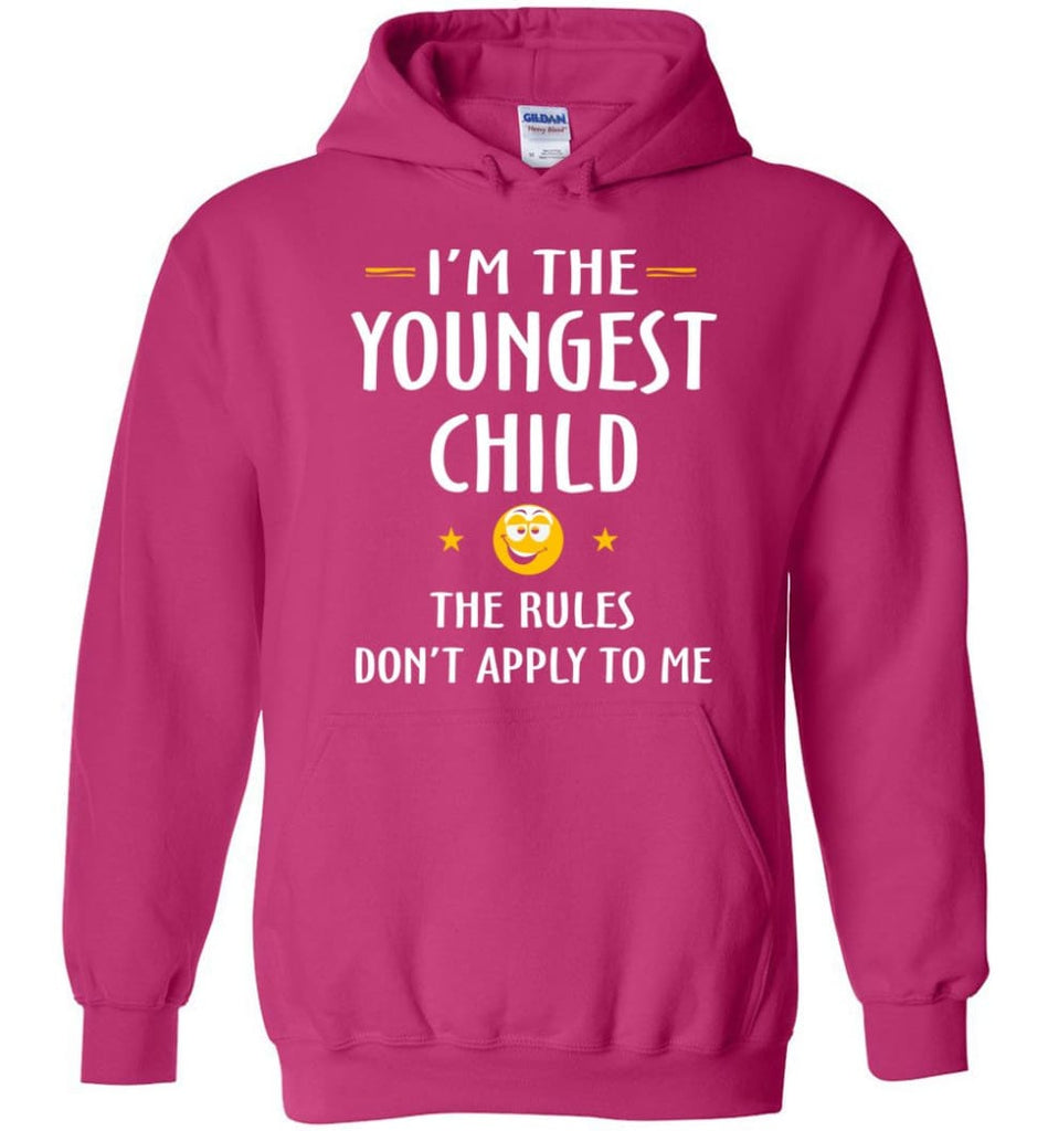 Youngest Child Shirt Funny Gift For Youngest Child Hoodie - Heliconia / M