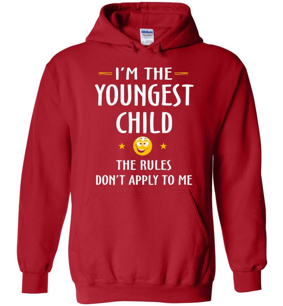 Youngest Child Shirt Funny Gift For Youngest Child Hoodie - Red / M